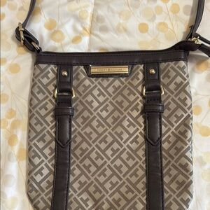 Tommy Hilfiger Gray and Black Women's Bag